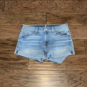 7 For All Mankind Cuffed Shorts Size 27
